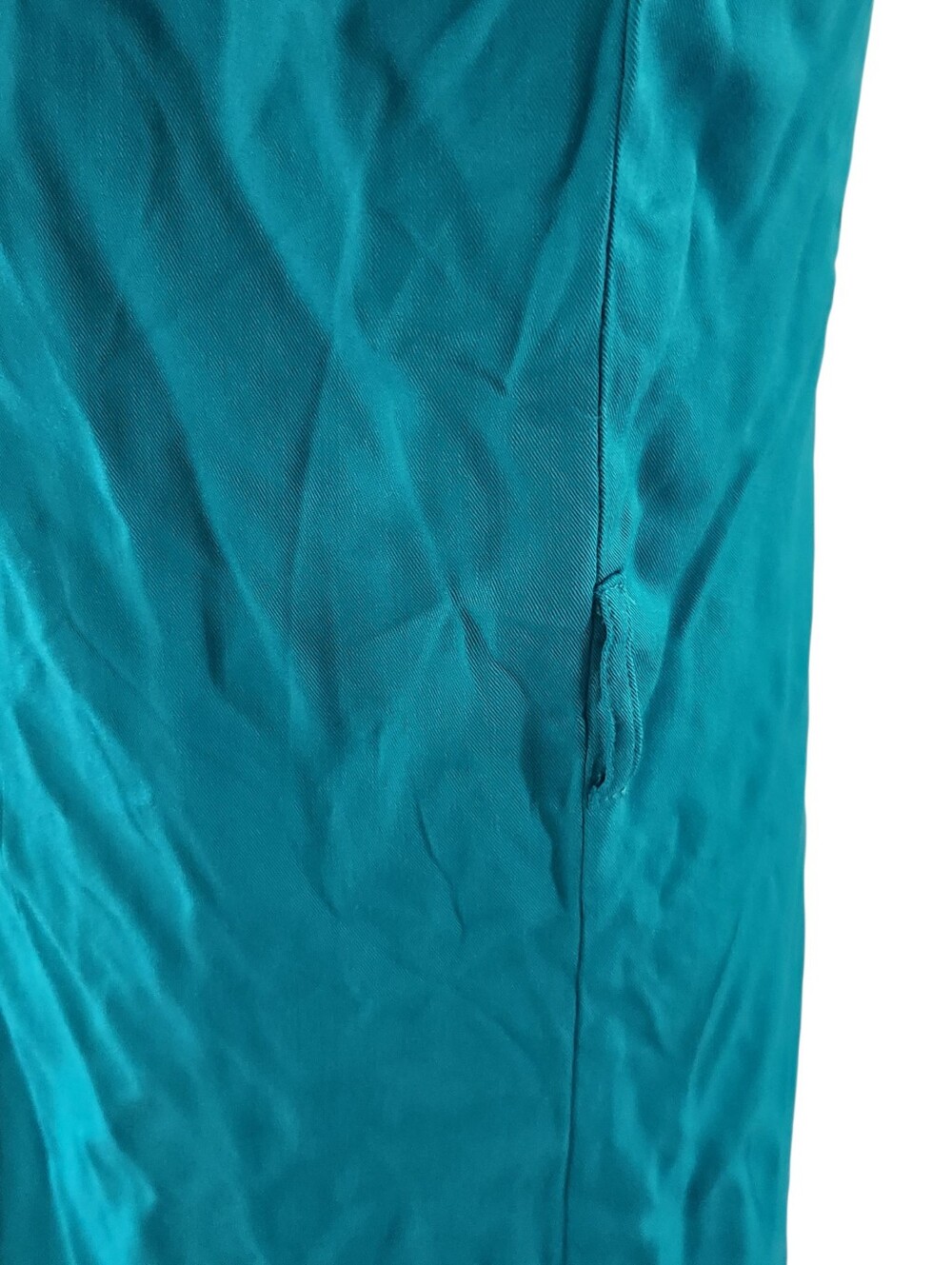 Wrangler Western Shirt Dress Small Turquoise Blue Long Sleeve Rodeo Embroidered - Picture 5 of 11